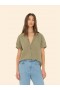 Women Shirts | Xirena Dark Seagrass Channing Shirt