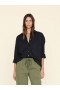 Women Shirts | Xirena Jet Black Sydney Crisp Shirt