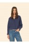 Women Shirts | Xirena Navy Smyth Shirt