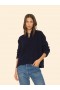 Women Sweaters & Jackets | Xirena Navy Blue Keyes Sweater