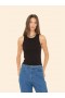 Women Tops | Xirena Black Arynn Wide Rib Tank Top