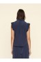Women Tops | Xirena Navy Brenna Silk Top