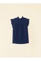 Women Tops | Xirena Navy Brenna Silk Top