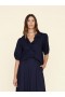 Women Tops | Xirena Navy Caspia Top
