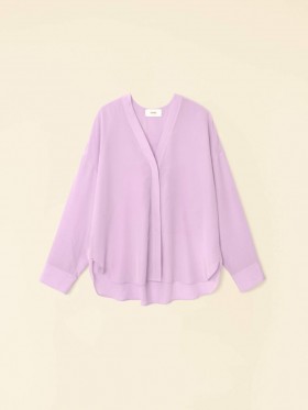 Women Shirts | Xirena Orchid Bloom Frances Silk Shirt