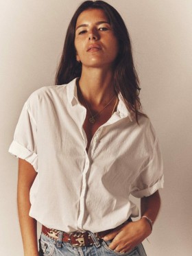 Women Shirts | Xirena White Channing Shirt