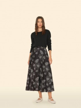 Women Skirts | Xirena Black Pom Satine Skirt