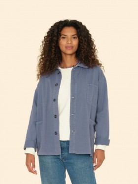 Women Sweaters & Jackets | Xirena Blue Storm Perry Twill Jacket