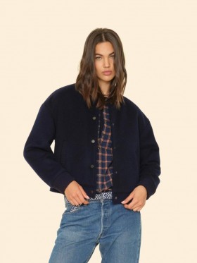 Women Sweaters & Jackets | Xirena Dark Navy Braidy Jacket