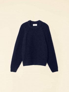 Women Sweaters & Jackets | Xirena Navy Blue Landrey Sweater