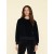 Women Sweats & Tees | Xirena Black Huxley Velour Sweatshirt