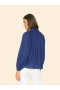  Camisas femininas | Camisa Fabienne azul marinho da Xirena