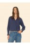  Camisas femininas | Camisa Xirena Navy Smyth