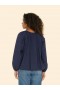  Blusas femininas | Blusa Harris azul-marinho da Xirena