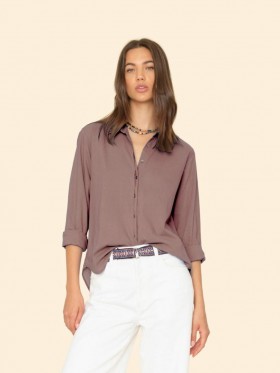  Camisas femininas | Camisa Xirena Brownstone Quinn