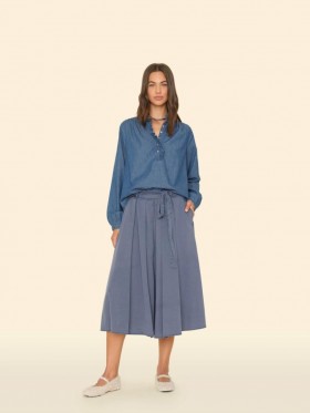 Saias femininas | Saia Xirena Blue Storm Bellan em sarja