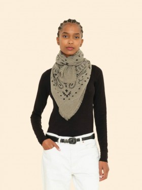  Női kiegészítők | Xirena Kujten Marl Khaki Hachiko Bandana