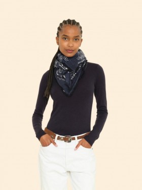  Női kiegészítők | Xirena Kujten sötétkék Hachiko Bandana