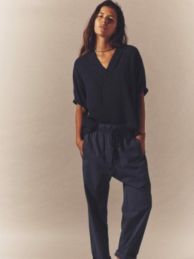  Bríste & Léine Léine do Mhná | Xirena Navy Draper Pant