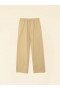  Pantaloni e tute da donna | Pantaloni Xirena Khaki Gold Dash in twill