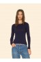 Maglioni e giacche da donna | Maglione girocollo blu navy Xirena