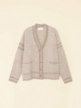  Maglioni e giacche da donna | Cardigan Carey beige crema Xirena