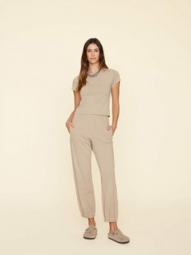  Felpe e magliette da donna | Pantaloni Xirena Twine Taupe Crispin