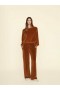  Bluze și tricouri pentru femei | Pantaloni de trening din velur Xirena Brown Sugar Mavis