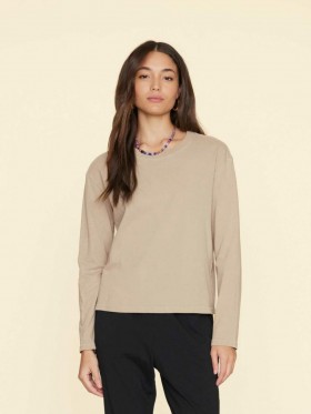  Sudaderas y camisetas para mujer | Camiseta Xirena Twine Taupe Nico