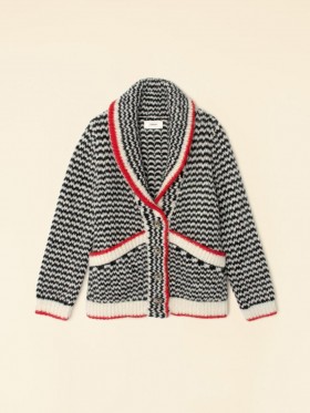  سترات وكنزات نسائية | سترة Xirena Black Creme Coltyn