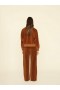  Dame Joggingbukser og T-shirts | Xirena Brown Sugar Mavis Velour Joggingbukser