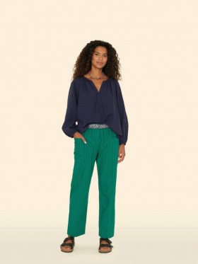  Damebukser og jumpsuits | Xirena Pine Blue Jake Pant
