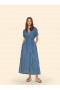  Damesjurken | Xirena Blue Rinse Linnet-jurk