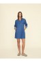  Damesjurken | Xirena Deep Indigo Max Denim Jurk