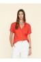  Damesshirts | Xirena Orange Sunset Channing Shirt