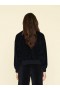  Damestruien en T-shirts | Xirena Zwarte Huxley Velours Sweatshirt