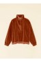  Damestruien en T-shirts | Xirena Brown Sugar Oliver Velours Sweatshirt