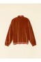  Damestruien en T-shirts | Xirena Brown Sugar Oliver Velours Sweatshirt