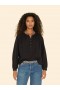  Dames Tops | Xirena Zwarte Hennessy Top