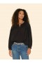  Dames Tops | Xirena Zwarte Hennessy Top