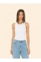  Dames Tops | Xirena Witte Arynn Tanktop met Wijde Rib