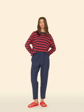  Damesbroeken & jumpsuits | Xirena Navy Melange Mercer Pant