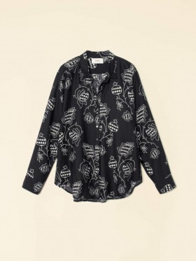  Damesshirts | Xirena Zwart Pom Beau Shirt