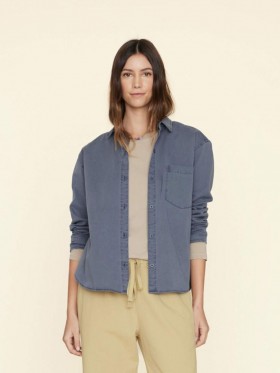 Damesshirts | Xirena Blue Storm Asher Twill Shirt