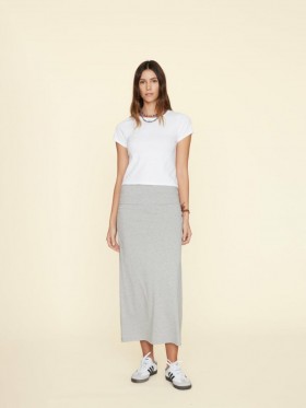  Damesrokken | Xirena Heather Grey Lenny-rok