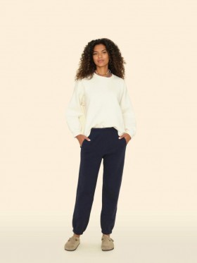  Damestruien en T-shirts | Xirena Navy Davis Sweatpant