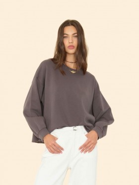 Damestruien en T-shirts | Xirena Vintage Black Honor Sweatshirt