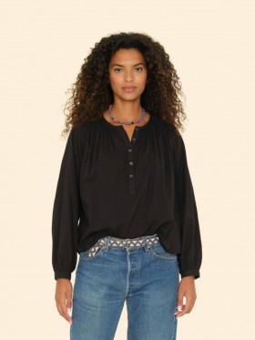  Dames Tops | Xirena Zwarte Hennessy Top