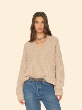  Naisten neuleet ja takit | Xirena Cream Ice Keyes -neulepaita