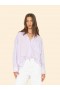 Chemises pour femmes | Chemise Xirena violette et blanche Sydney